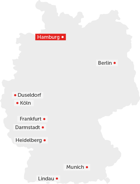 HAMBURG harita