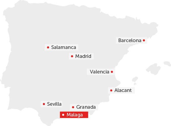MALAGA harita